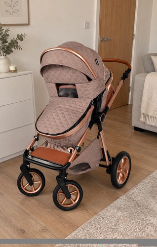 Luxury quilted baby - quilted, stroller