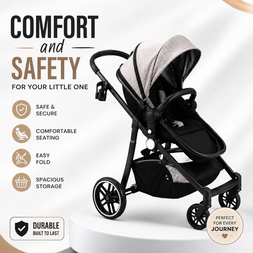 Luxury baby stroller pushchair - baby,